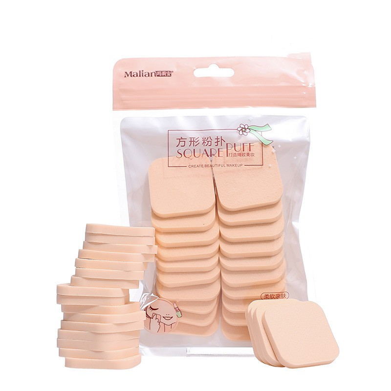 【HUAREN】海绵粉扑，一包 20 个，根据需要涂抹散粉，粉饼，涂抹粉底