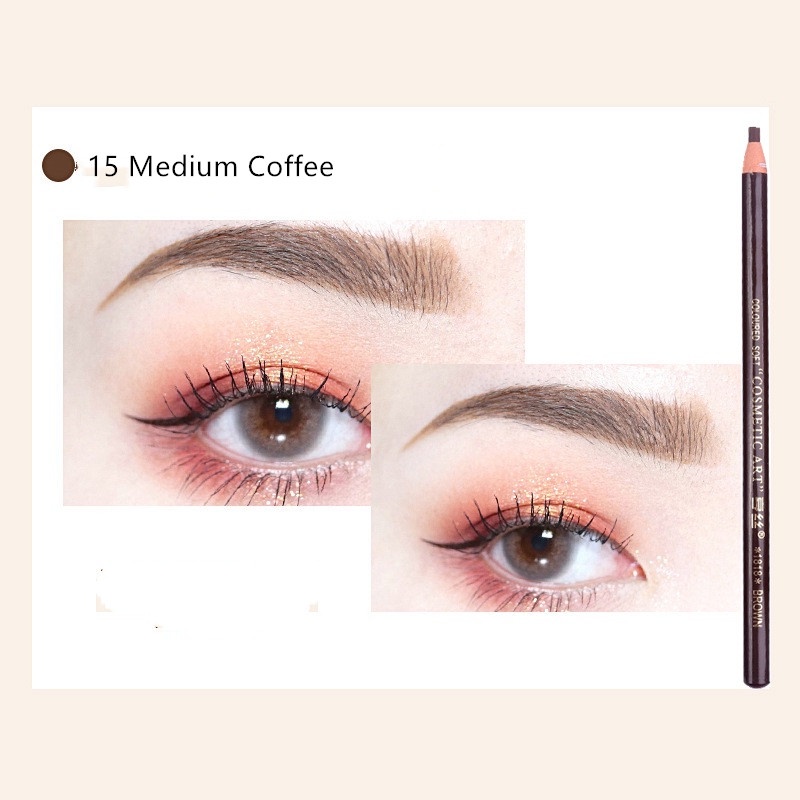 【HUAREN】眉笔 绳索型 5色 清透 持久 防水，防汗，拉绳，无需磨刀