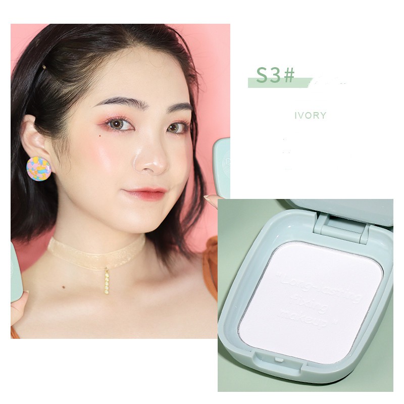 【HUAREN】压酥点心 细面粉 让妆容更持久 白天控制它 脸看起来更光滑，更容光焕发。 优质的产品