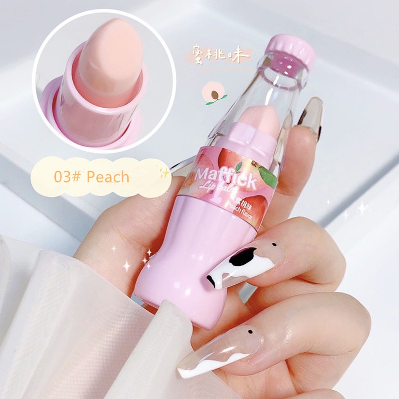 【HUAREN】Maffick Lip balm 变色润唇膏，滋养双唇，好闻，包可爱。 乳木果油凡士林唇膏