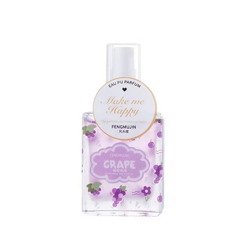 【HUAREN】让我快乐，年轻的香水，有8种香味，20毫升，桃子香味。 奶香 果香