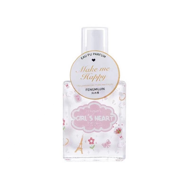 【HUAREN】让我快乐，年轻的香水，有8种香味，20毫升，桃子香味。 奶香 果香