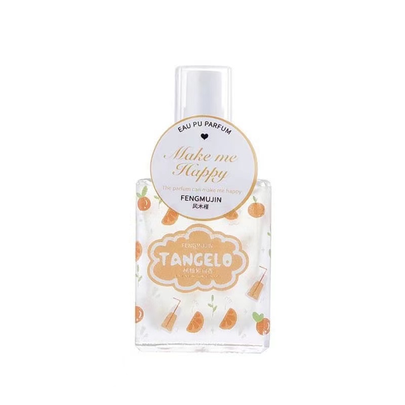 Make me happy น้ำหอม วัยใส มี 8 กลิ่น 20 ml น้ำหอมกลิ่นพีช น้ำหอมกลิ่นนม น้ำหอมกลิ่นผลไม้