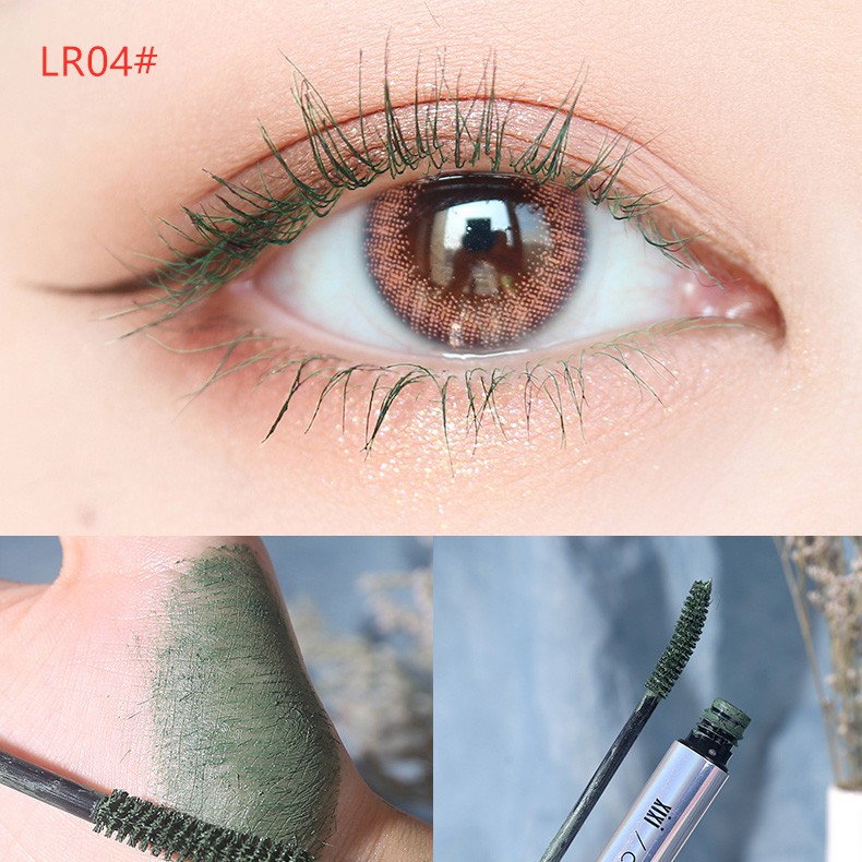 【HUAREN】睫毛膏有 8 种色调可供选择。 刷更厚更长的睫毛，全黑，防水，防汗，白天不易脱落