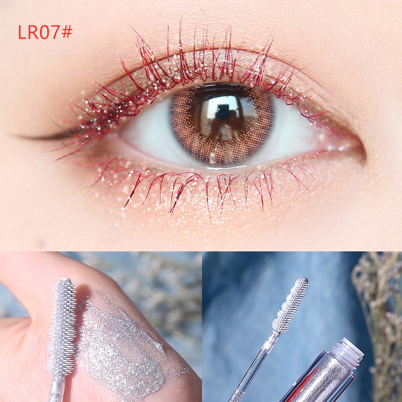 【HUAREN】睫毛膏有 8 种色调可供选择。 刷更厚更长的睫毛，全黑，防水，防汗，白天不易脱落