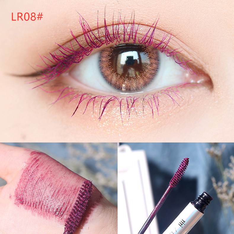 【HUAREN】睫毛膏有 8 种色调可供选择。 刷更厚更长的睫毛，全黑，防水，防汗，白天不易脱落