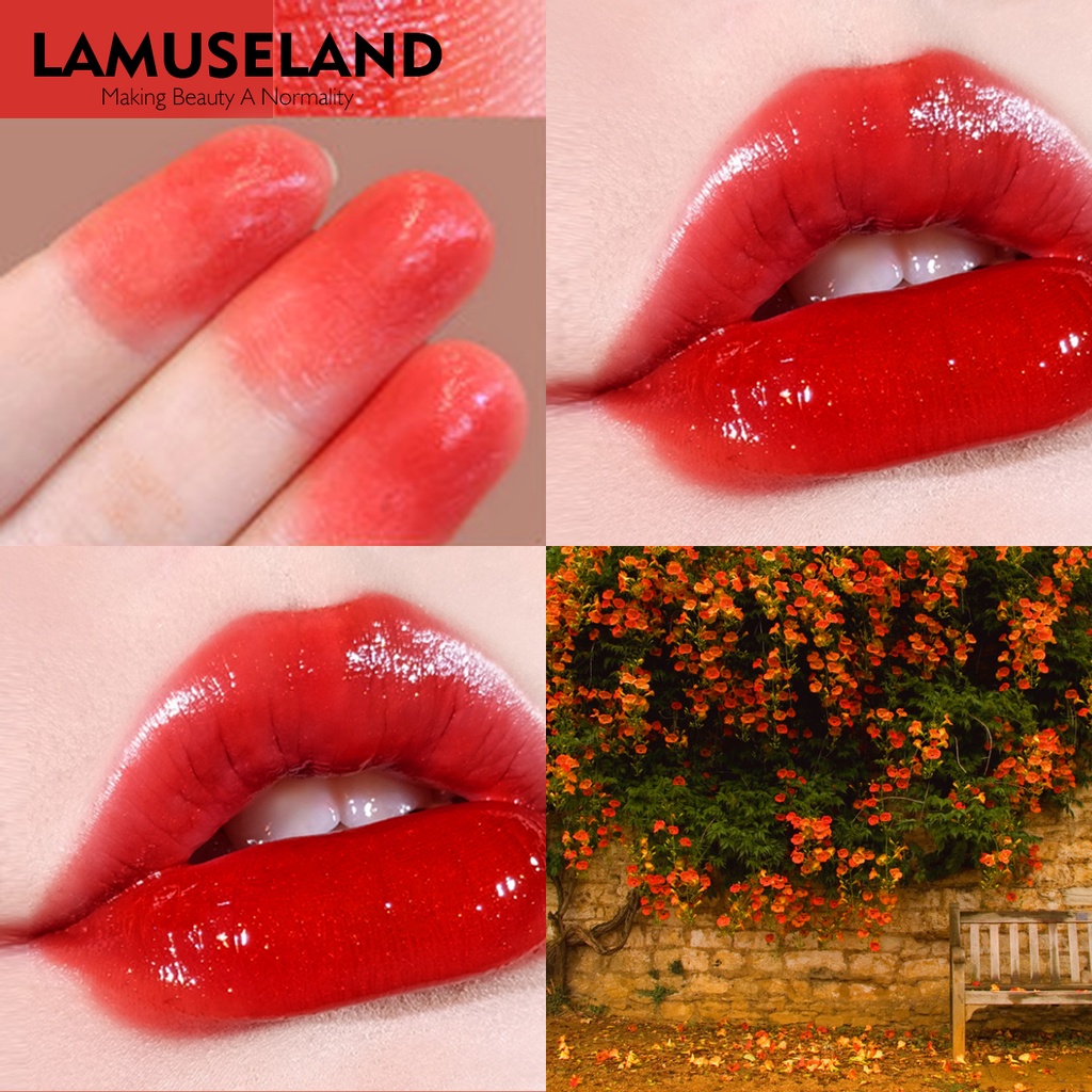 【HUAREN】唇彩天鹅绒 新的和高质量的 便携尺寸