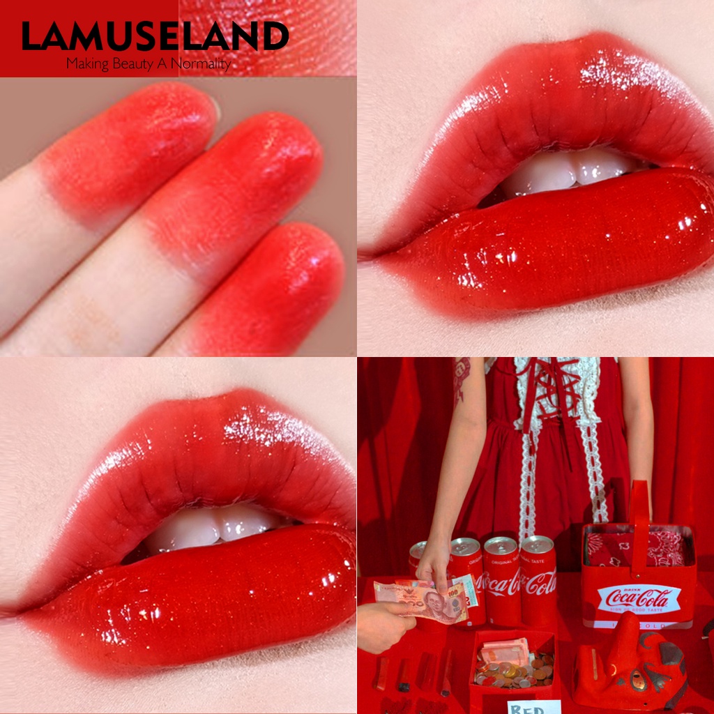 【HUAREN】唇彩天鹅绒 新的和高质量的 便携尺寸