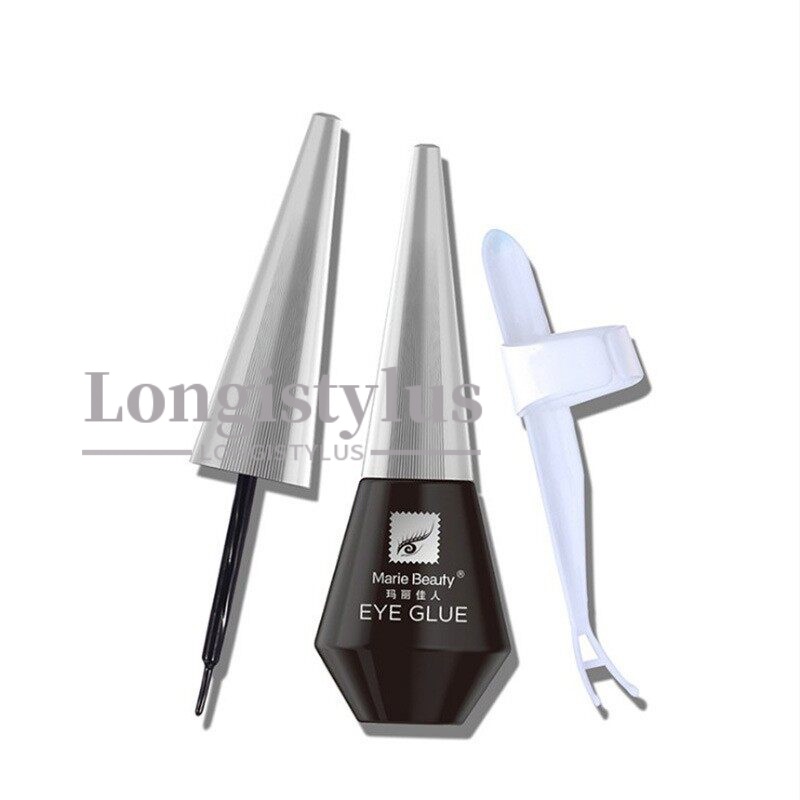 【HUAREN】假发胶，黑胶，顺滑地粘在睫毛上，干得快，容易涂抹，用温水容易洗掉。