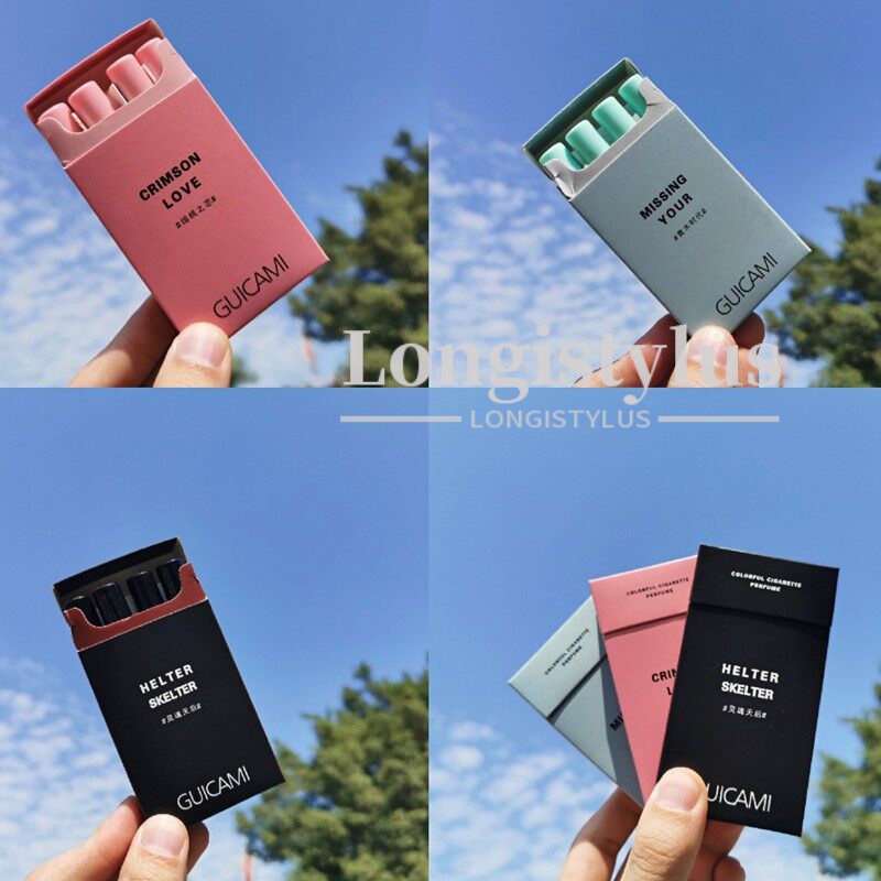 【HUAREN】香水套装，1 盒，4 种香味，4 件。持久的香水。 赋予自然香味 盒子里独特的气味