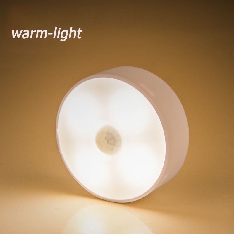 【HUAREN】H196 LED感应灯 8.6cm/卧室灯 家中自动灯，USB插，充电灯（本店随机给你上色）