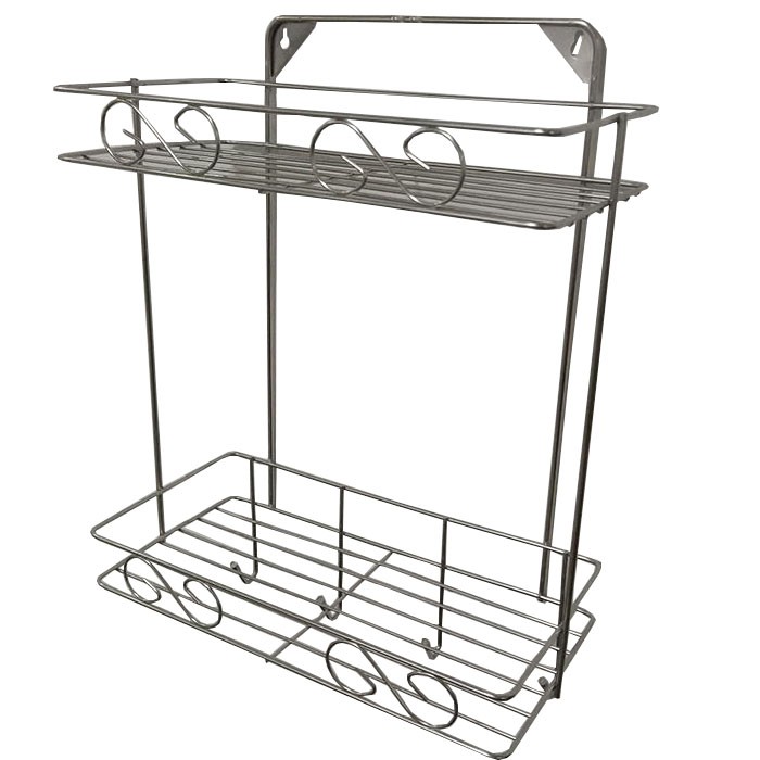 【HUAREN】【9.9到176泰铢，使用代码PSK0999】真正的不锈钢浴室架子 不要钻墙 体重增加好 获取即用型设备 A001