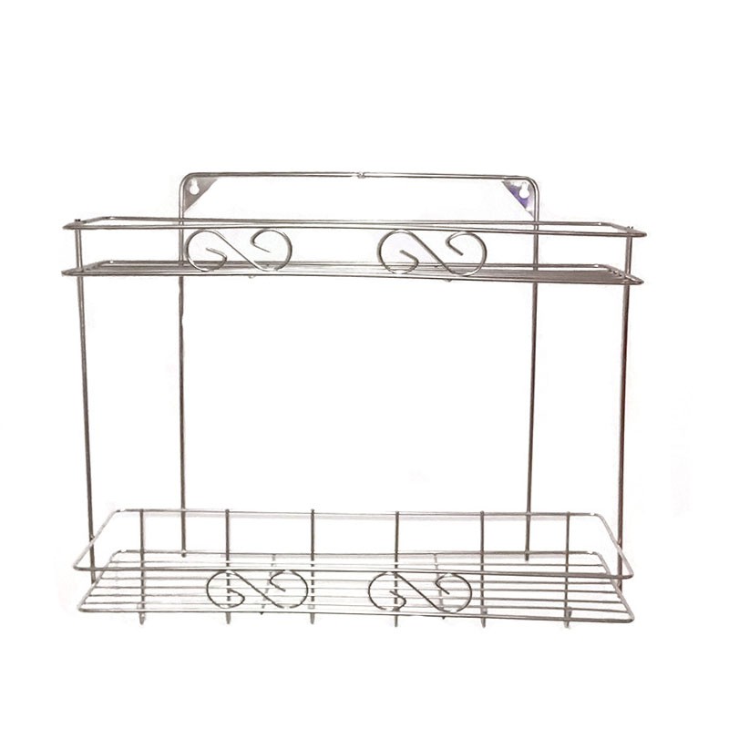 【HUAREN】【9.9到176泰铢，使用代码PSK0999】真正的不锈钢浴室架子 不要钻墙 体重增加好 获取即用型设备 A001