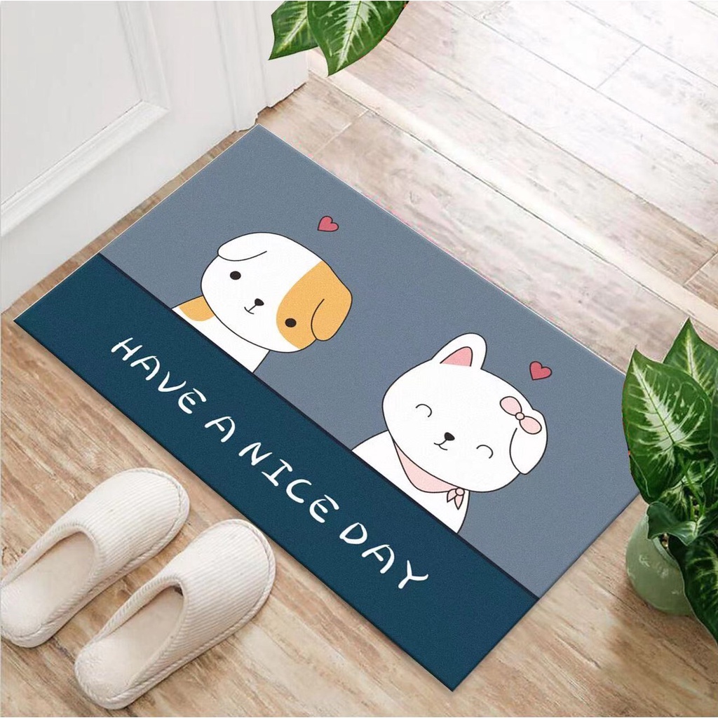 【HUAREN】H192地毯柔软，吸水性好。可爱的宠物地毯，舒适的脚，卧室地毯。