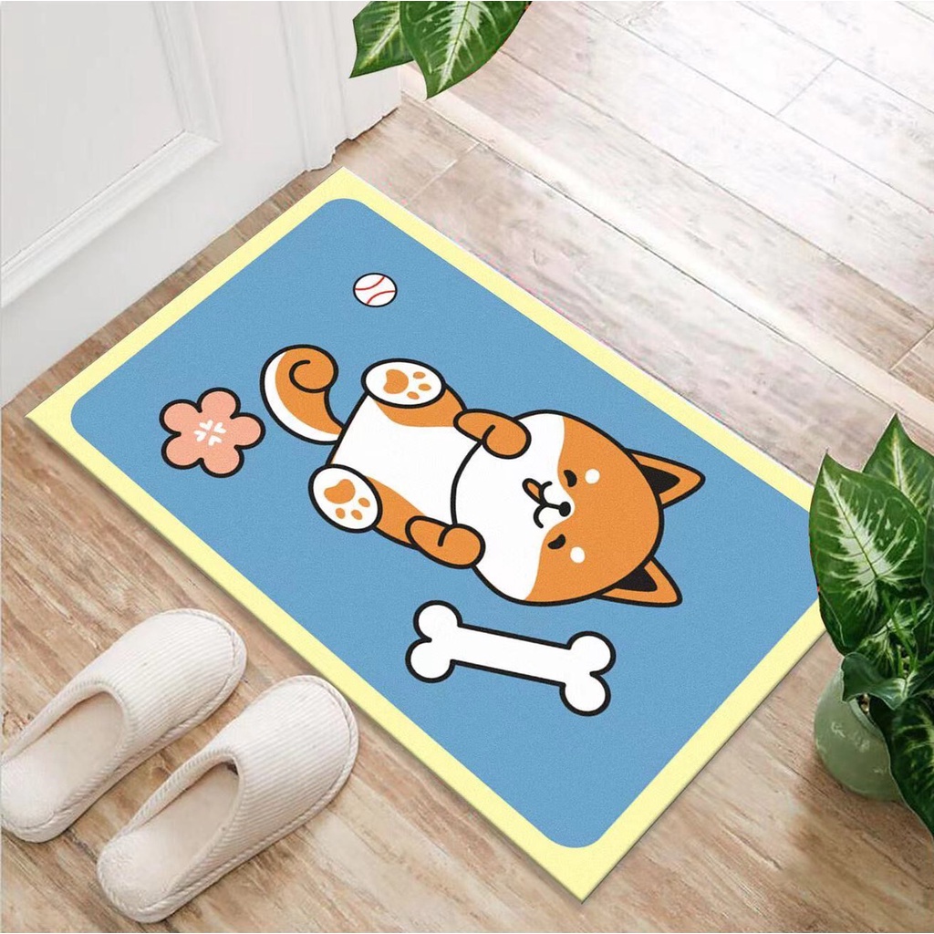 【HUAREN】H192地毯柔软，吸水性好。可爱的宠物地毯，舒适的脚，卧室地毯。