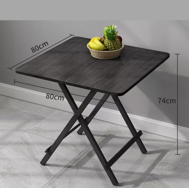 【JH】配以com表，折叠尺寸为80*80*73cm，多功能办公桌，折叠餐桌，便携式餐桌，提供7种颜色的选择。