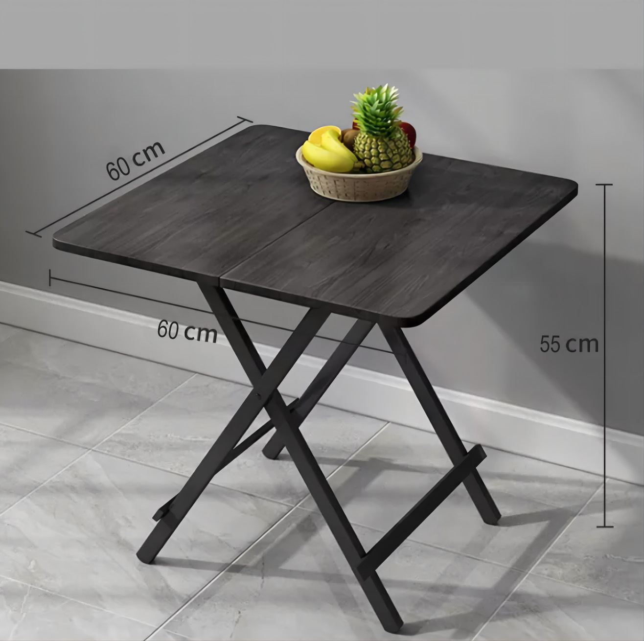 【JH】配以com表，折叠尺寸为80*80*73cm，多功能办公桌，折叠餐桌，便携式餐桌，提供7种颜色的选择。