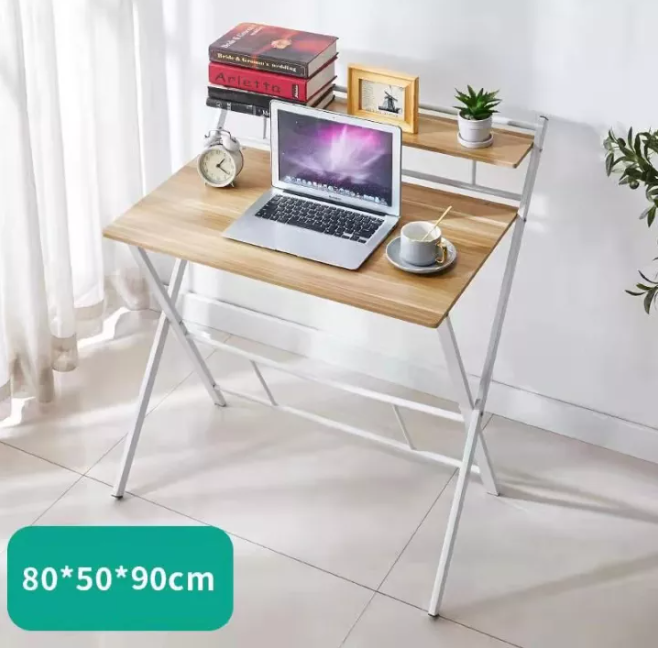 【JH】电脑桌面台布工作台，设有折叠台架，电脑台布，铁制防锈漆，有隔离板架，不用组装。