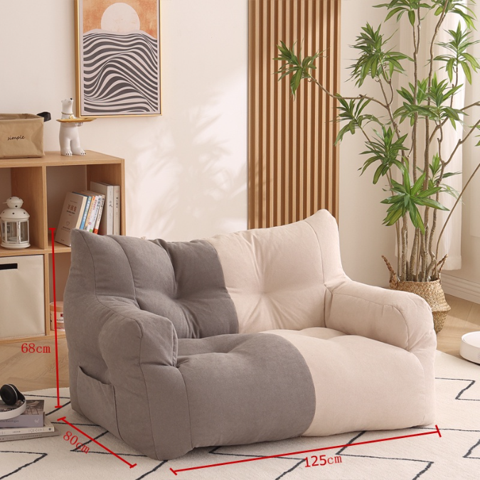 【JH】沙发沙发、懒人沙发、小公寓、迷你沙发、日本沙发、父母沙发、狭窄的沙发，配有颗粒