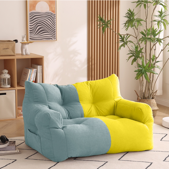 【JH】沙发沙发、懒人沙发、小公寓、迷你沙发、日本沙发、父母沙发、狭窄的沙发，配有颗粒