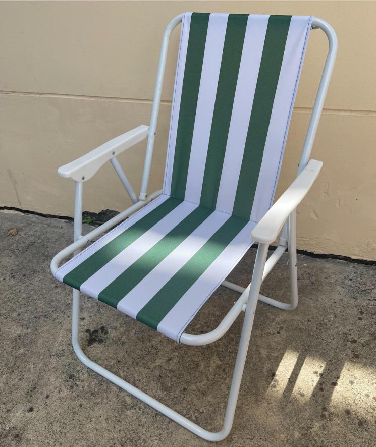 【JH】海滩椅子，折叠椅，大便宜的椅子，结实的方脚休闲椅，可折叠的野餐椅