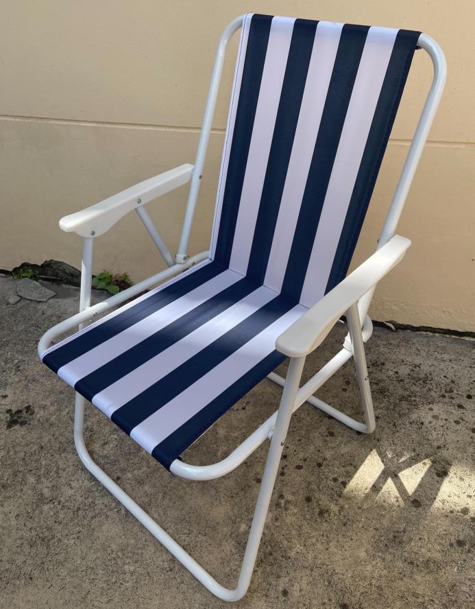 【JH】海滩椅子，折叠椅，大便宜的椅子，结实的方脚休闲椅，可折叠的野餐椅