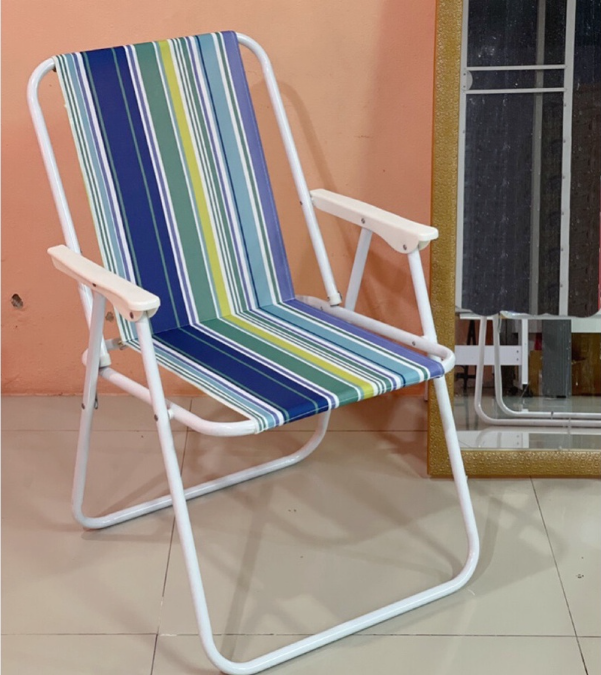 【JH】เก้าอี้ชายหาด เก้าอี้พับเก้าอี้ราคาถูกขนาดใหญ่ เก้าอี้พักผ่อน ขาเหลี่ยมแข็งแรง เก้าอี้ปิคนิคพับได้
