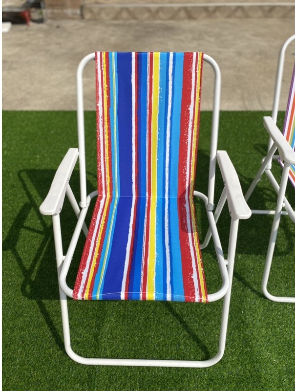 【JH】海滩椅子，折叠椅，大便宜的椅子，结实的方脚休闲椅，可折叠的野餐椅