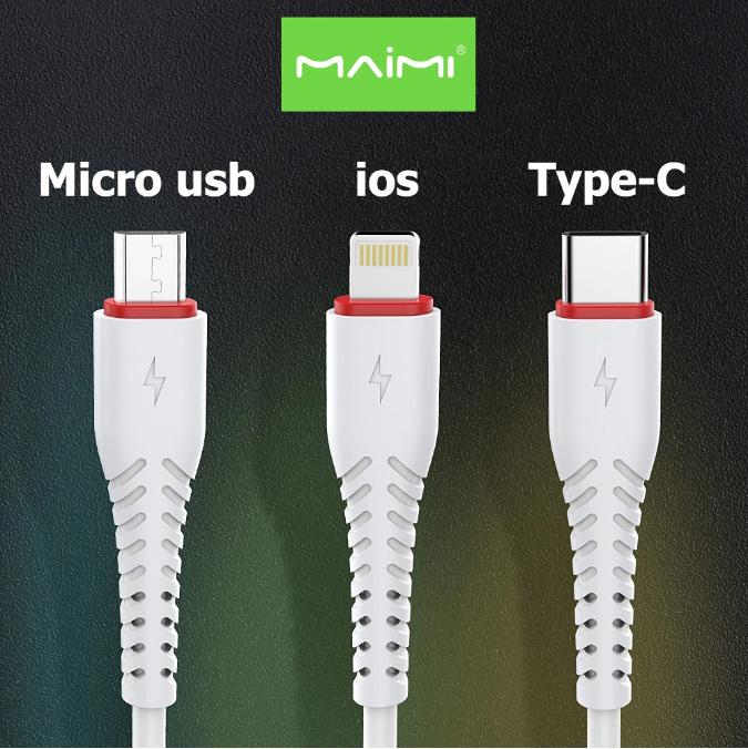 【MMY】5A电话充电器电缆为microusb/c/IOs快速充电Maimi X16电缆数据