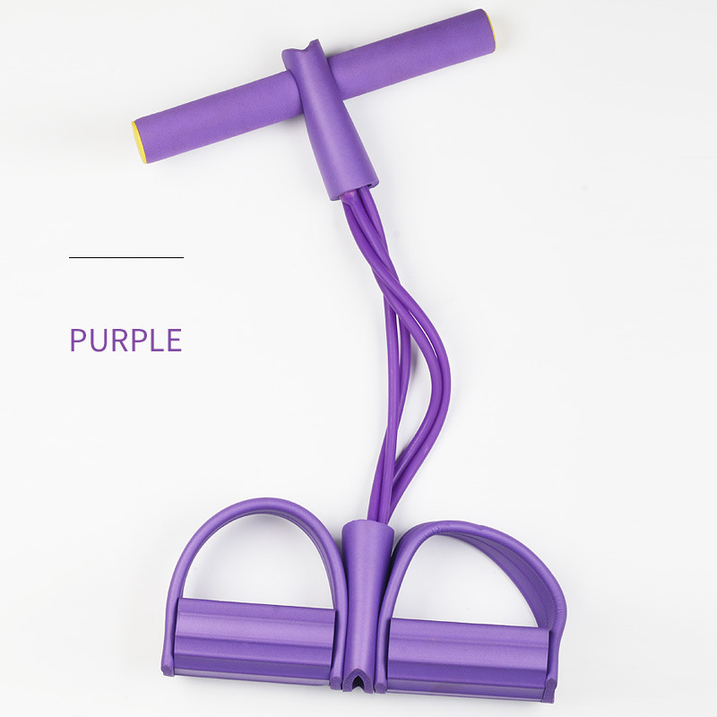 【YNJH】新健身弹性仰卧拉绳腹部健身器家用运动器材拉绳方便踏板踝部拉绳室内。