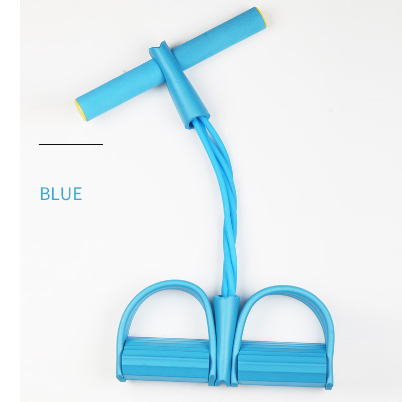 【YNJH】新健身弹性仰卧拉绳腹部健身器家用运动器材拉绳方便踏板踝部拉绳室内。