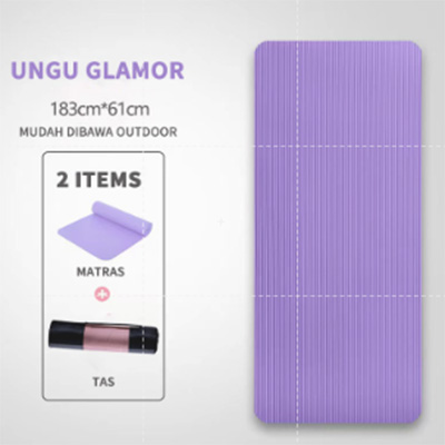 【YNJH】瑜伽垫地毯海绵地毯垫10MM+袋子。