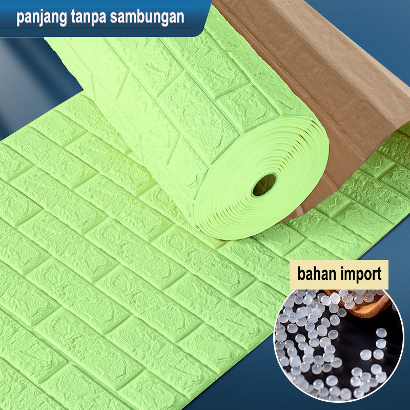 【YNJH】3D泡沫壁纸/米/卷墙贴3.85m x 70cm