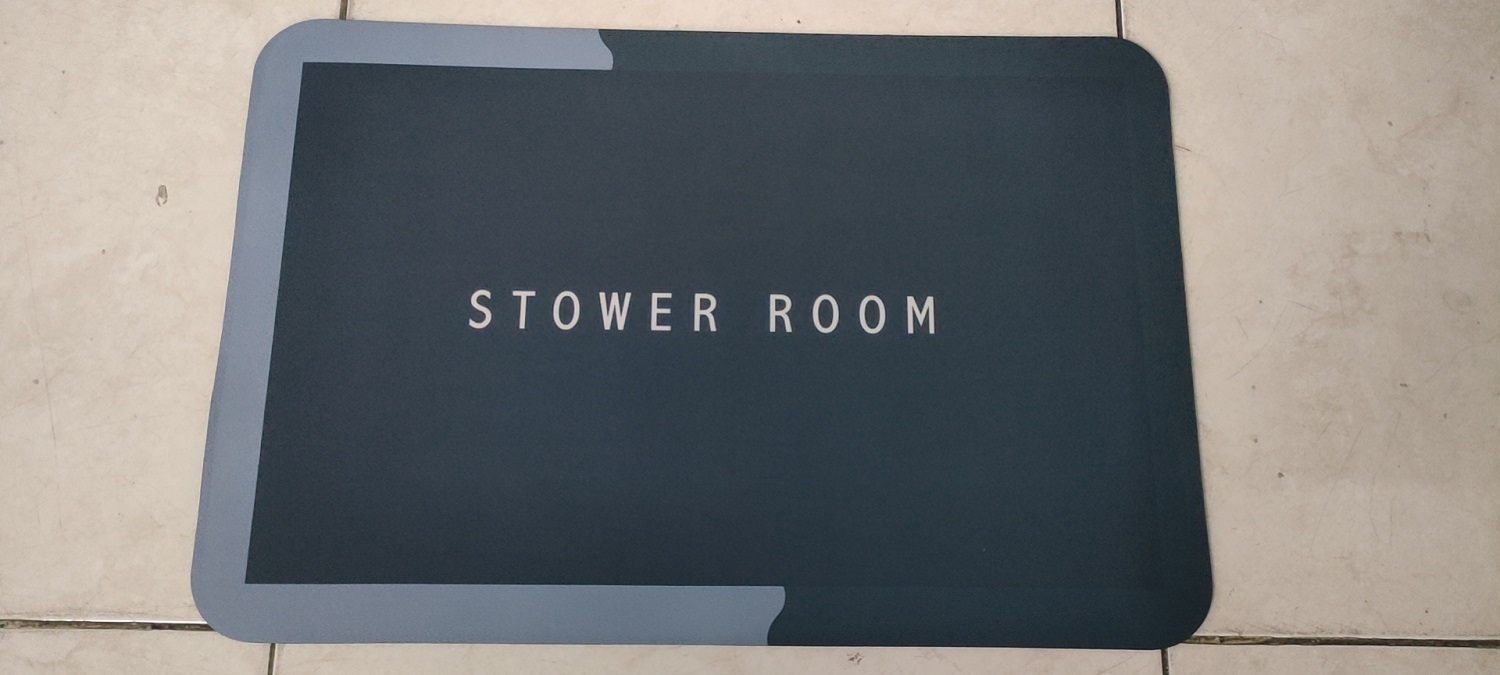 【YNJH】50*40cm超吸水硅藻泥浴室垫吸水防滑豪华浴室地垫快速干燥房间门垫硅藻泥垫。