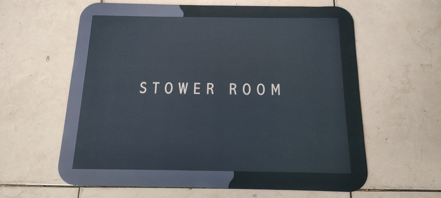 【YNJH】50*40cm超吸水硅藻泥浴室垫吸水防滑豪华浴室地垫快速干燥房间门垫硅藻泥垫。