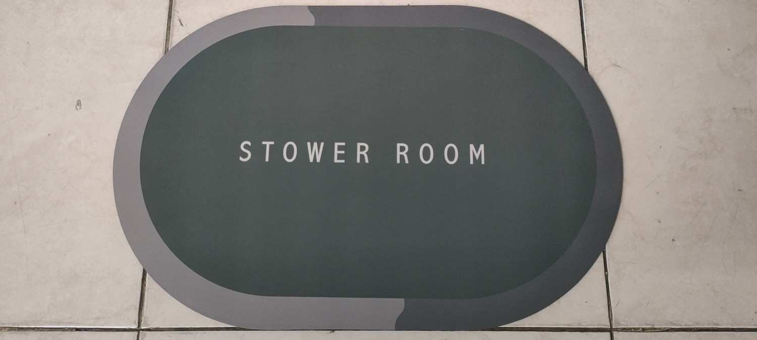 【YNJH】50*40cm超吸水硅藻泥浴室垫吸水防滑豪华浴室地垫快速干燥房间门垫硅藻泥垫。