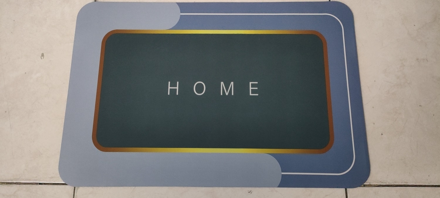 【YNJH】50*40cm超吸水硅藻泥浴室垫吸水防滑豪华浴室地垫快速干燥房间门垫硅藻泥垫。