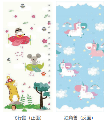 【YNJH】儿童地毯折叠180x200cm婴儿垫厚泡沫防水XPE游戏垫折叠