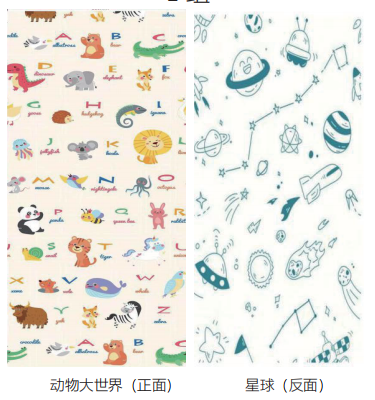 【YNJH】儿童地毯折叠180x200cm婴儿垫厚泡沫防水XPE游戏垫折叠