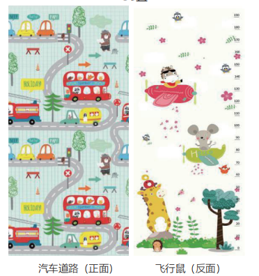 【YNJH】Karpet Anak Lipat 180x200cm Matras Bayi Tebal Foam Waterproof XPE Play Mat Folding