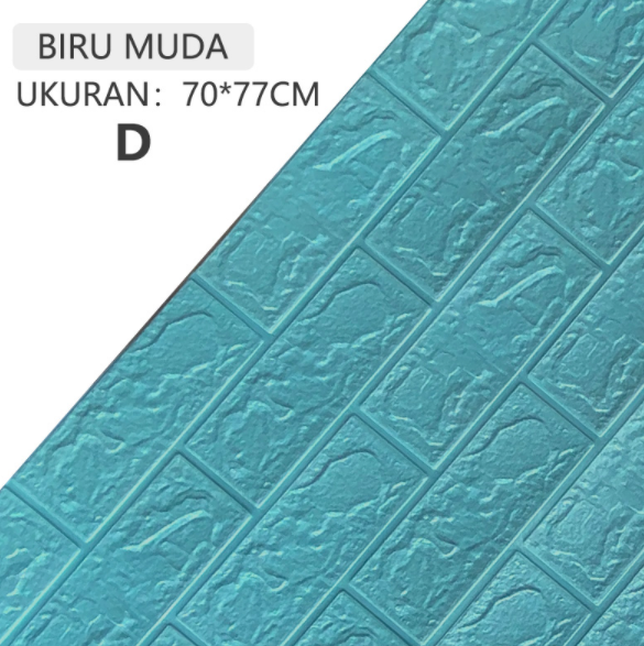 【YNJH】10PCS砖墙纸3D泡沫70cm x 77cm高级厚壁纸3MM廉价家庭房间墙面装饰