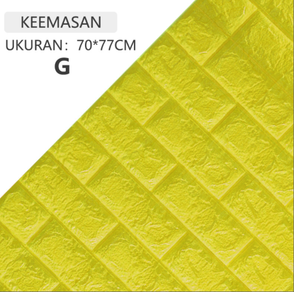 【YNJH】10PCS砖墙纸3D泡沫70cm x 77cm高级厚壁纸3MM廉价家庭房间墙面装饰