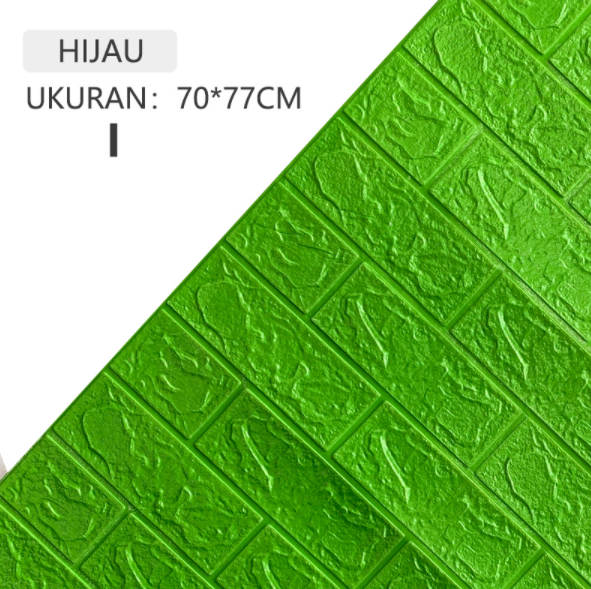 【YNJH】10PCS砖墙纸3D泡沫70cm x 77cm高级厚壁纸3MM廉价家庭房间墙面装饰