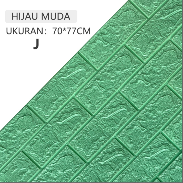 【YNJH】10PCS砖墙纸3D泡沫70cm x 77cm高级厚壁纸3MM廉价家庭房间墙面装饰