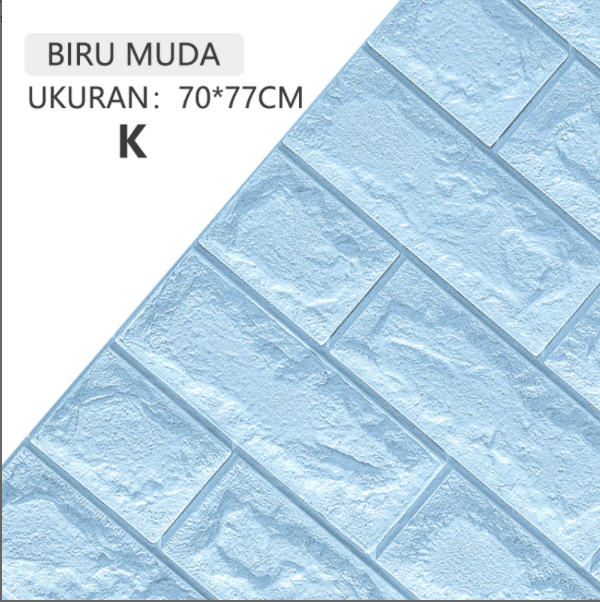 【YNJH】10PCS砖墙纸3D泡沫70cm x 77cm高级厚壁纸3MM廉价家庭房间墙面装饰