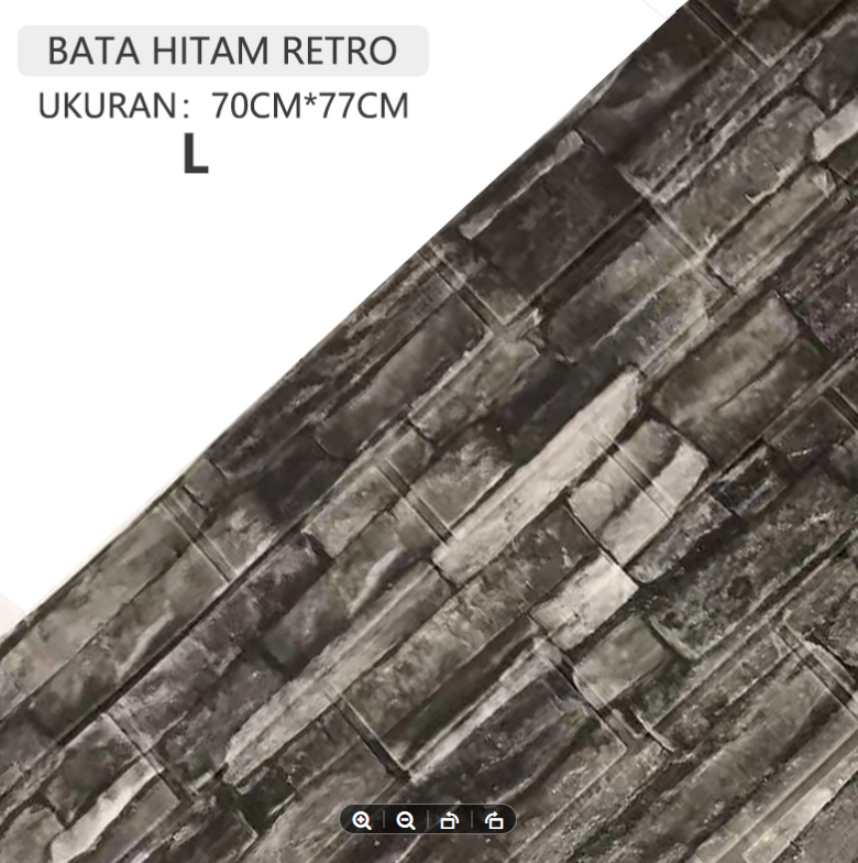 【YNJH】10PCS Wallpaper Dinding Bata 3D Foam 70cm x 77cm Premium Wallpaper Tebal 3MM Dekorasi Dinding Kamar Rumah Murah