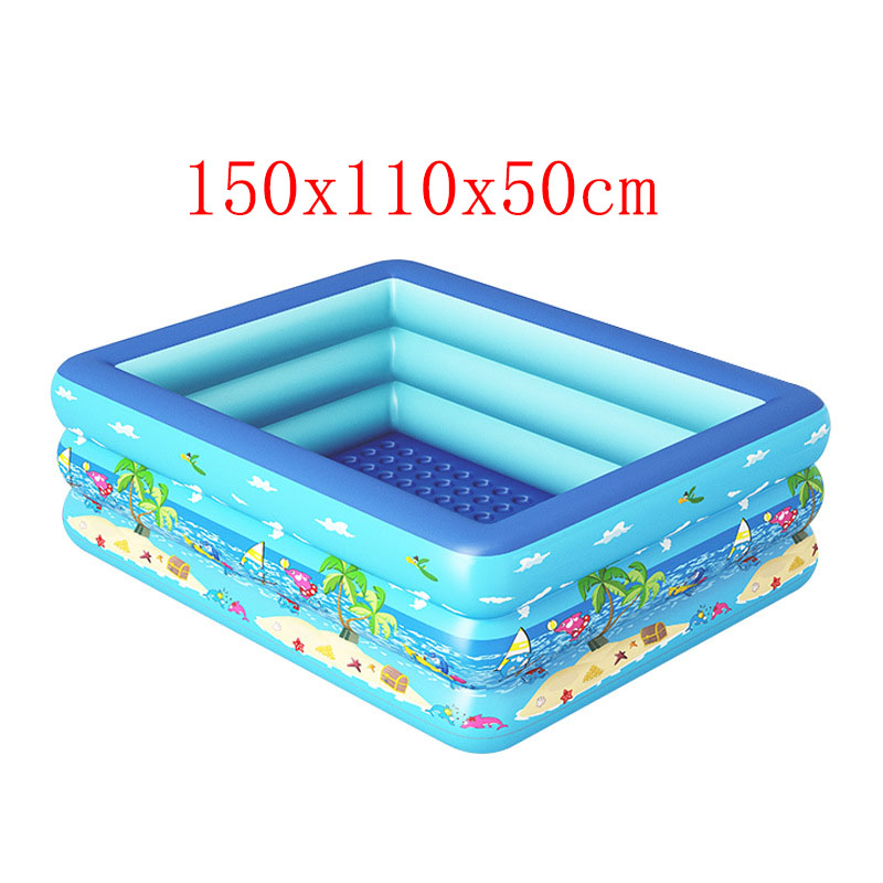 【YNJH】 家庭成人儿童橡胶游泳池尺寸1.5至2.1米巨型大型球浴廉价充气儿童游泳池【150cm/180cm/210cm】。