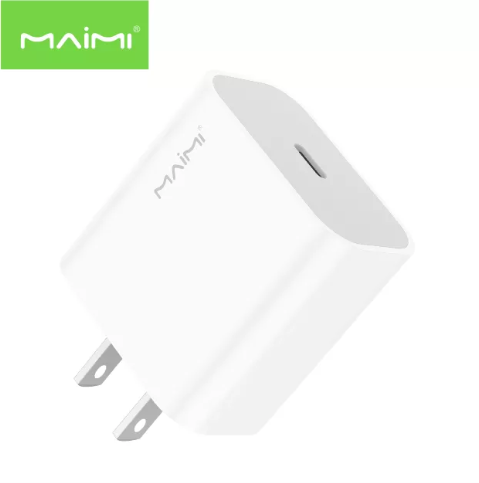 【MMY】Maimi C61充型头20W快充型PD3.0快速充电器白色插头适配器为新的USB类型-c通道快速充电