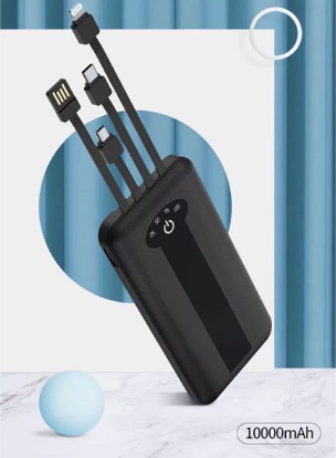 【MMY】Maimi Mi7 แบตสำรอง ความจุ 10000 mAh Ultra Thin สี่อินเตอร์เฟซ Type-C / iOS / Micro / ชาร์จ usb