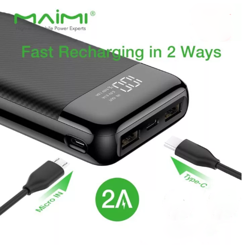 【MMY】Maimi Mi22备用容量20000 mah超超薄四种类型的接口-c/IOs/micro/USB充电